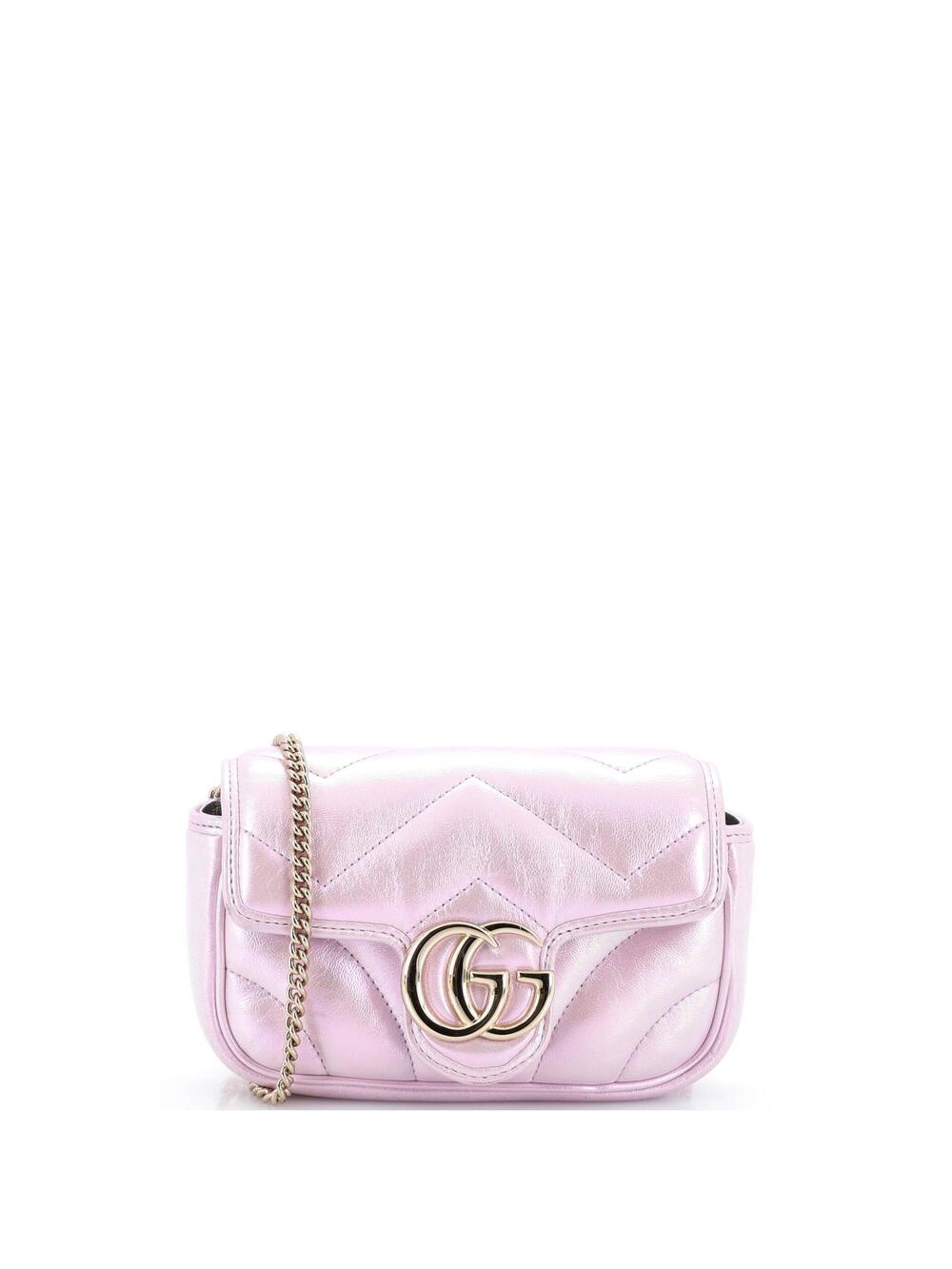 Gucci Gg Marmont Flap Bag Chevron #254821G12B